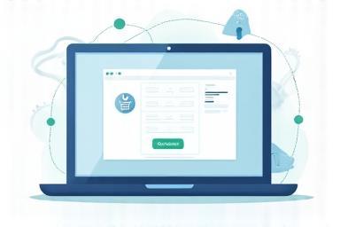 Icono de una web de reservas en una pantalla.
